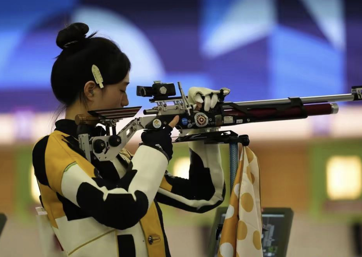 中国射击运动员斩获第三枚金牌